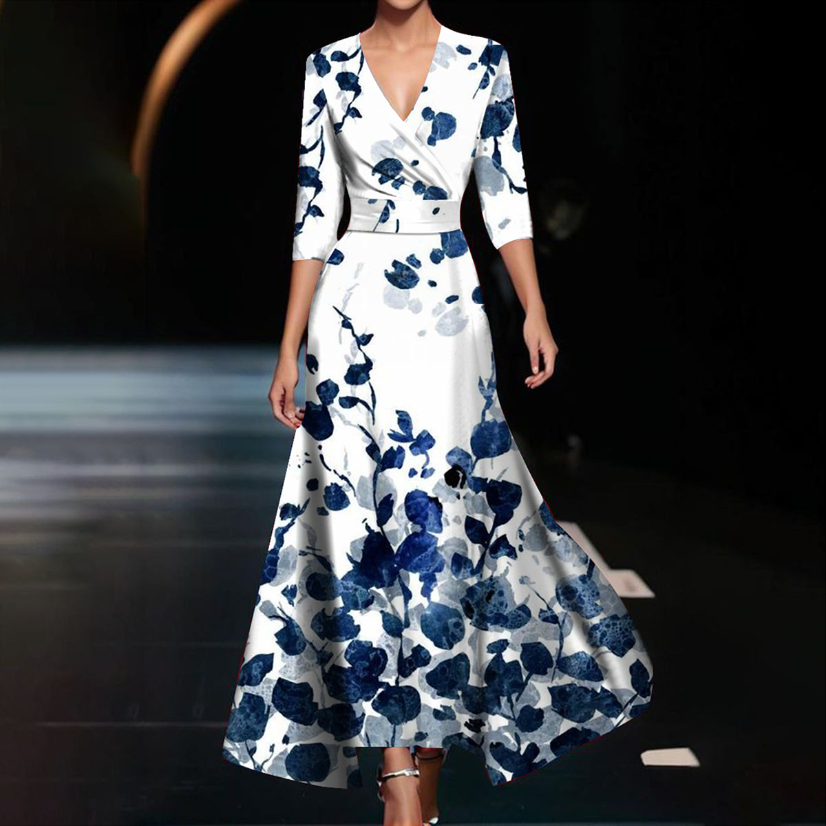 Carmen | שמלה עם שרוולים קצרים