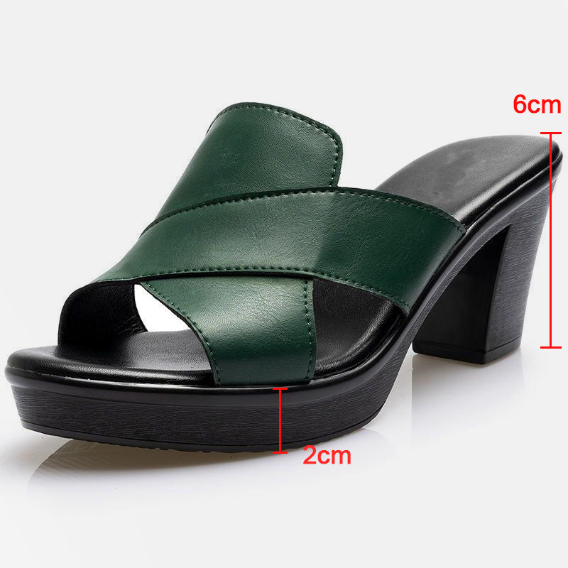 AuraHeels | סנדלי עקב גבוהים בפלטפורמה