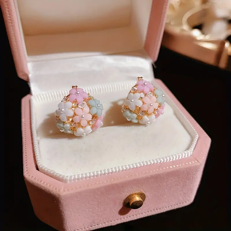 Liliane | Elegant flower earrings