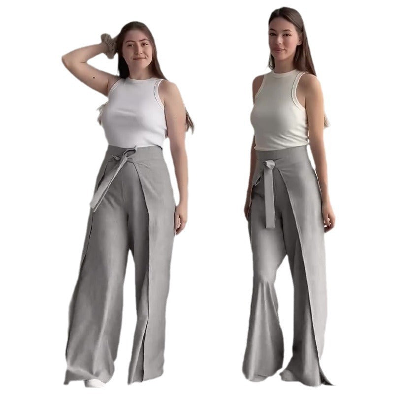 Connie | Wide-leg linen pants