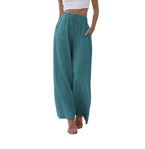 Anita | Elegant cotton and linen pants