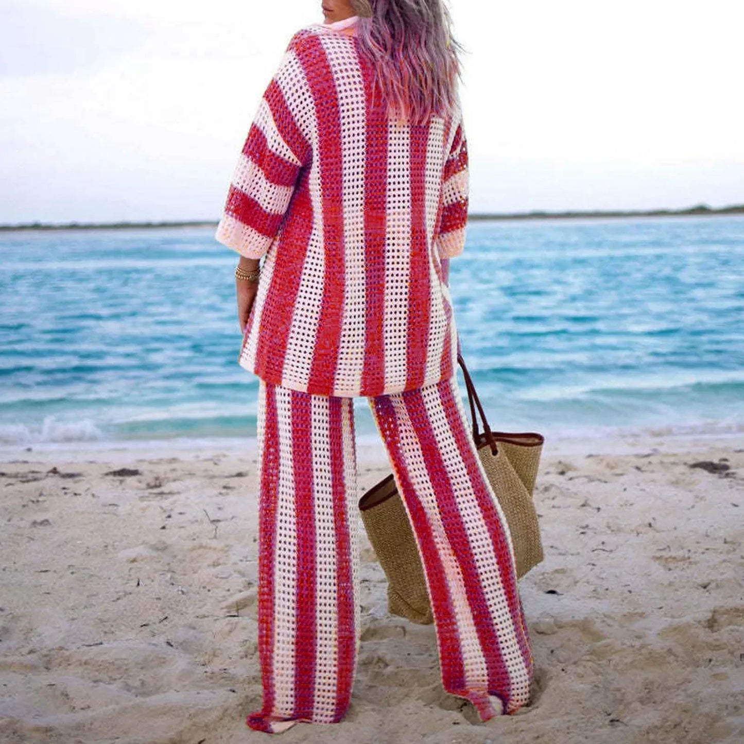 Pamela | Shirt and wide-leg pants set