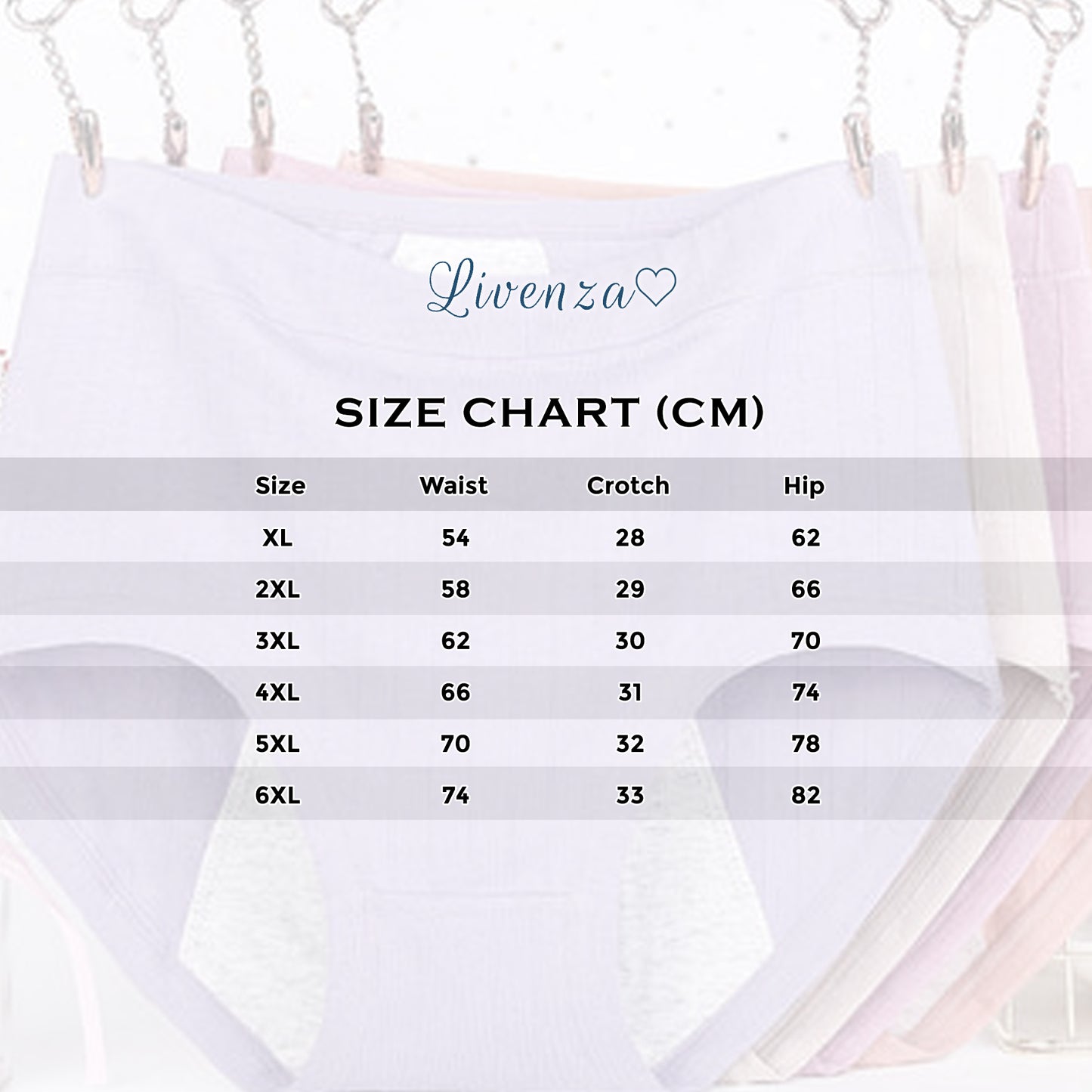 SafeSkin | Antibacterial high-waisted cotton underwear