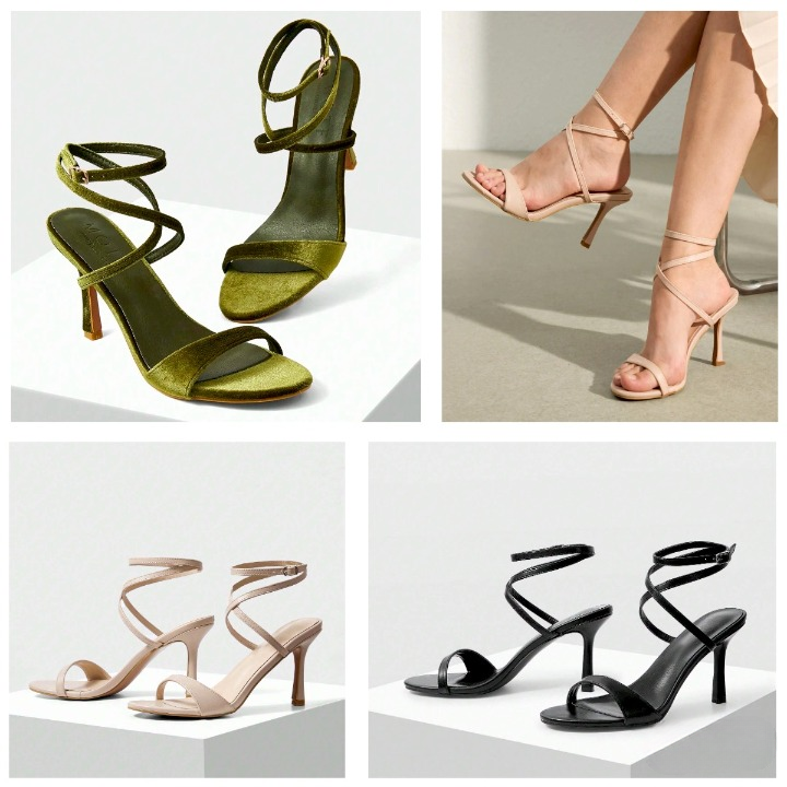 Velux | Premium high heel sandals for women