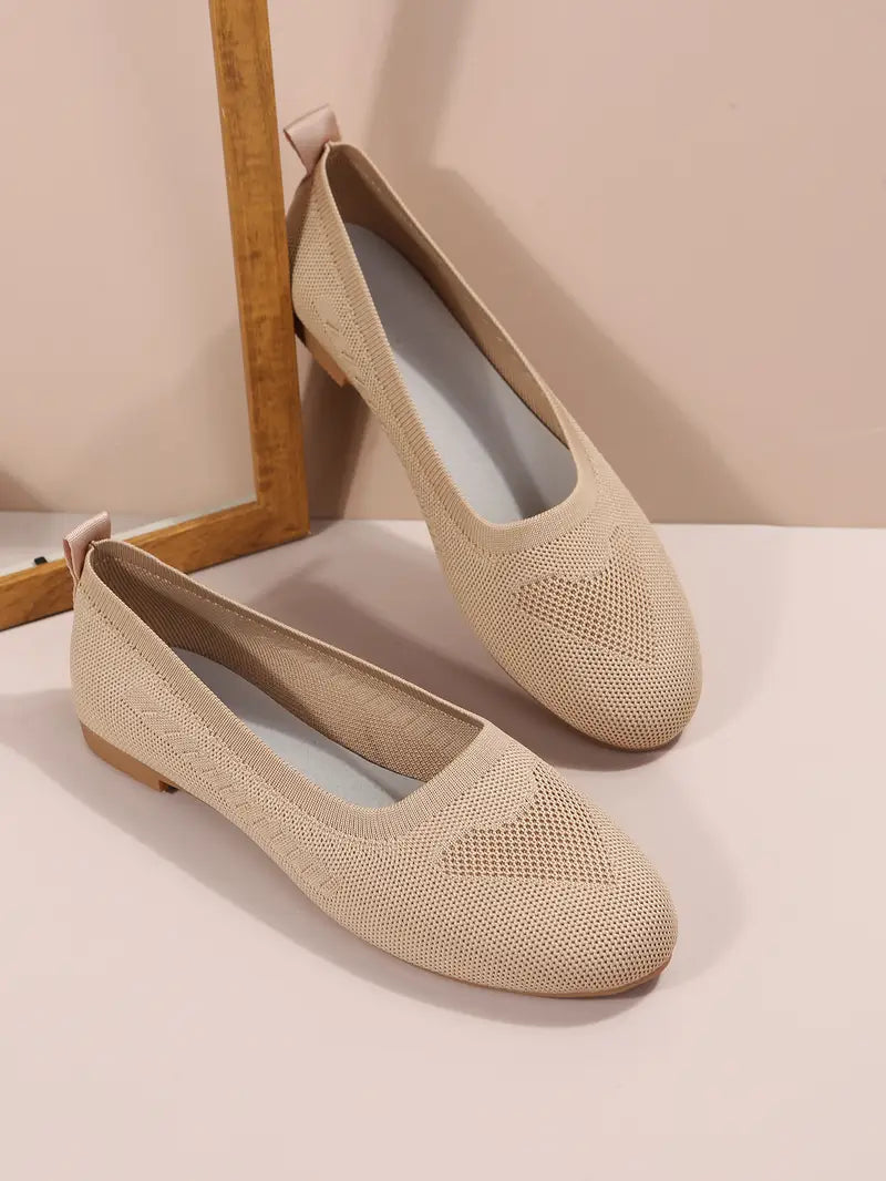 CloudEase | נעלי בובה סרוגות לנשים