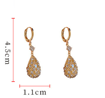 MajesticJewel™ | Fashionable diamond-like earrings