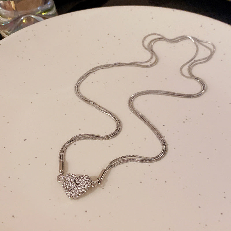 HeartBond™ | Magnetic Broken Heart Necklace