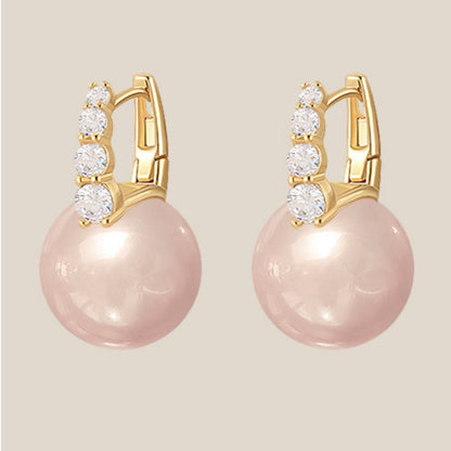 PearLuxe | עגילי פנינה תלויים
