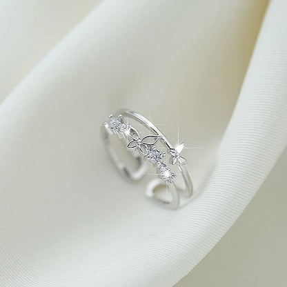 Nyla | Nyla's Butterfly Gemstone Ring (Free Size)