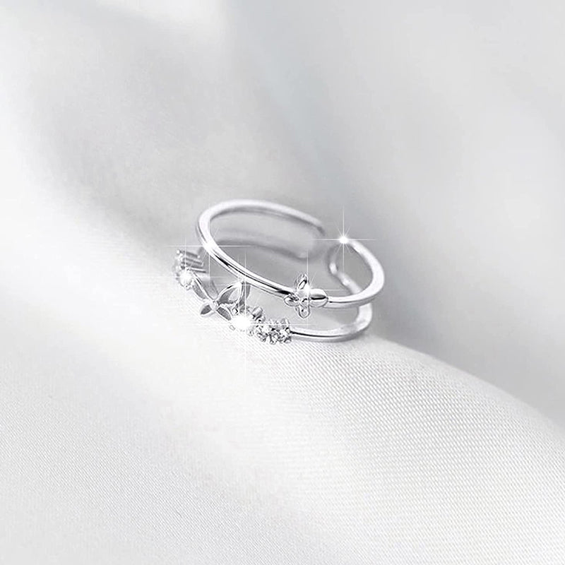 Nyla | Nyla's Butterfly Gemstone Ring (Free Size)