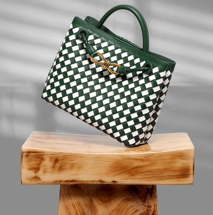 Tonia | Woven leather handbag 