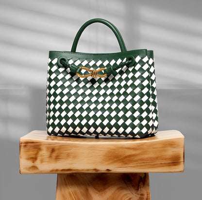 Tonia | Woven leather handbag 