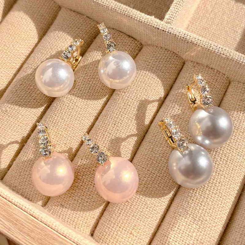 PearLuxe | עגילי פנינה תלויים