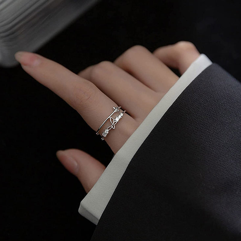 Nyla | Nyla's Butterfly Gemstone Ring (Free Size)