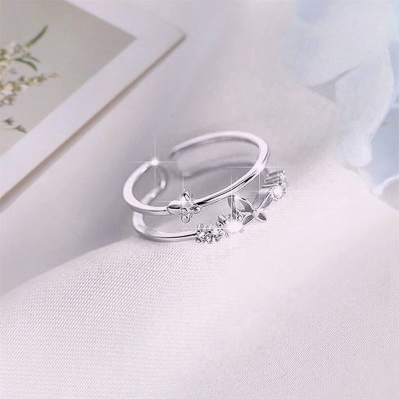 Nyla | Nyla's Butterfly Gemstone Ring (Free Size)