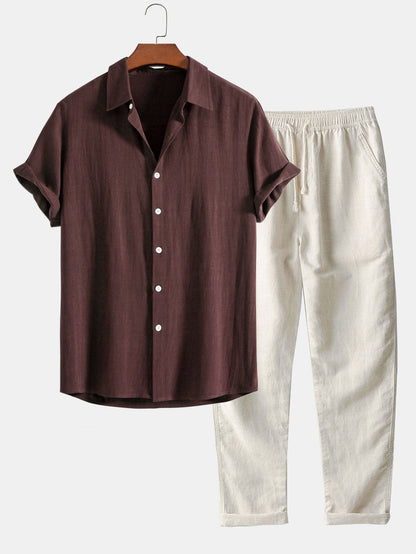 Gavin | Comfortable shirt/pants set