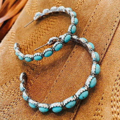 StellaCharm | Vintage Turquoise Earrings