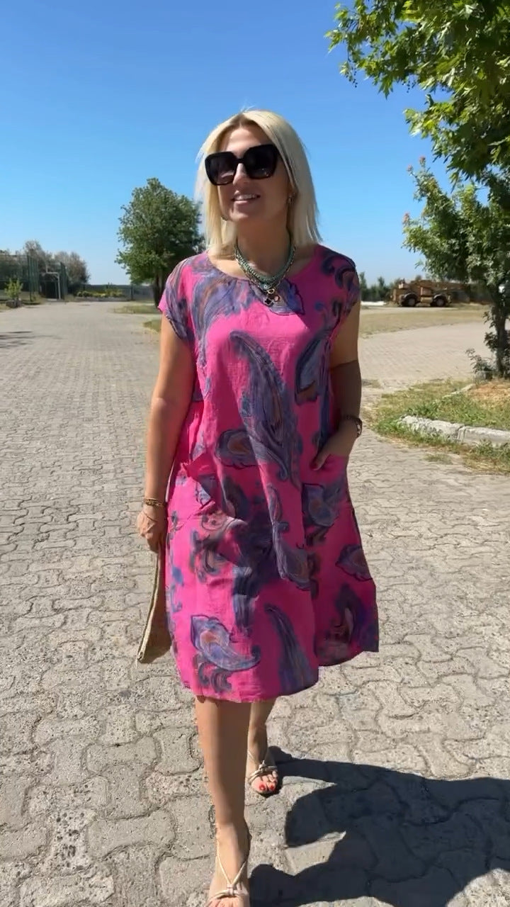 Brenda | שמלות מודפסות נוחות