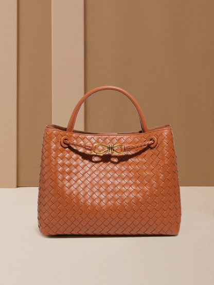 Tonia | Woven leather handbag 