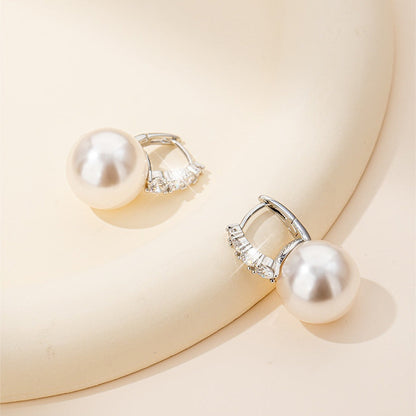 PearLuxe | עגילי פנינה תלויים