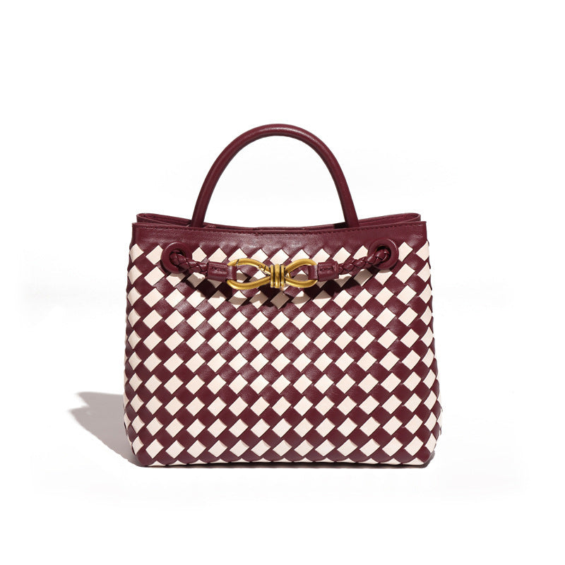 Tonia | Woven leather handbag 