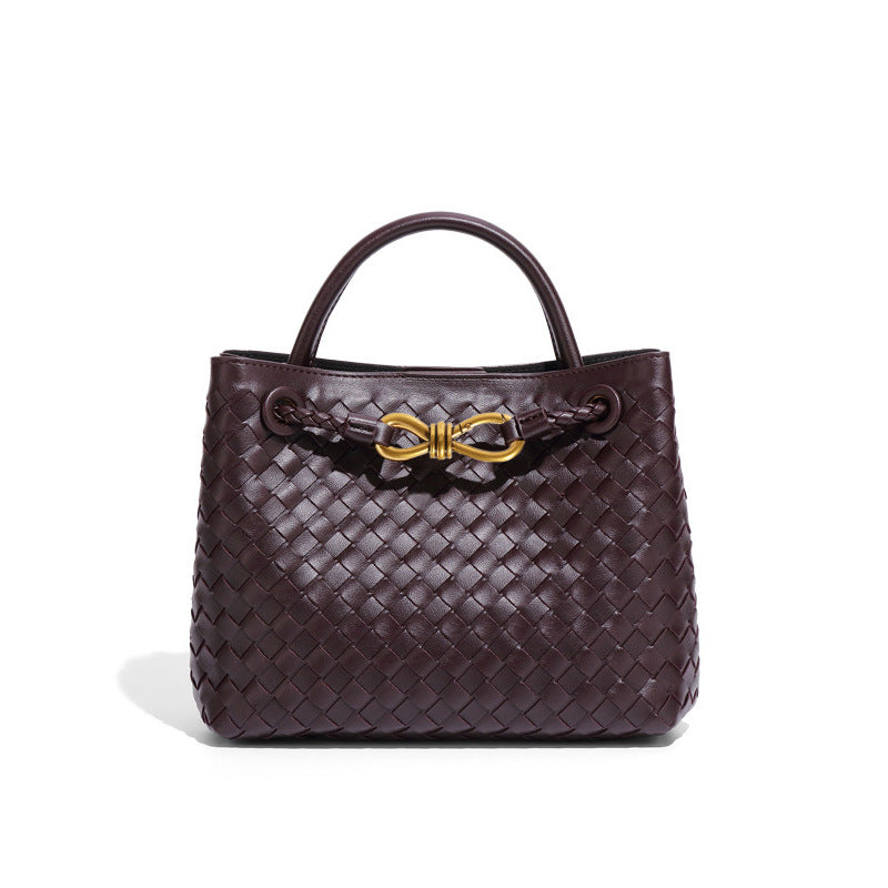 Tonia | Woven leather handbag 
