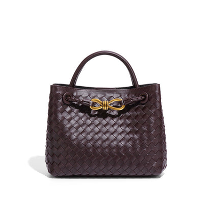 Tonia | Woven leather handbag 