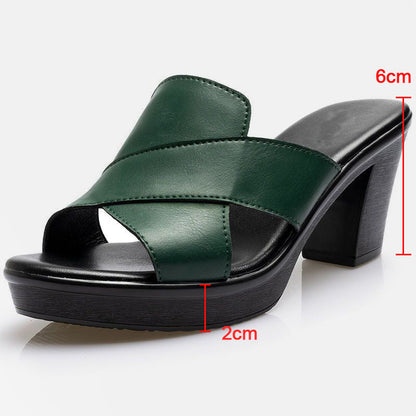 AuraHeels | סנדלי עקב גבוהים בפלטפורמה