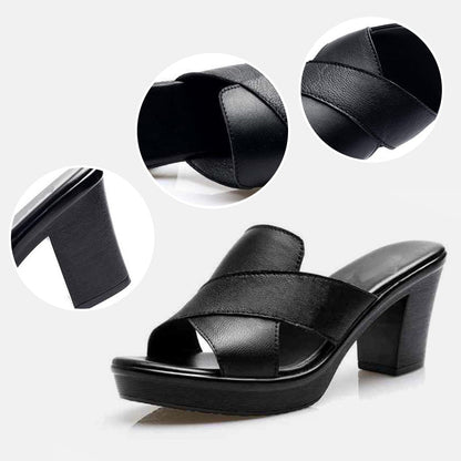 AuraHeels | סנדלי עקב גבוהים בפלטפורמה