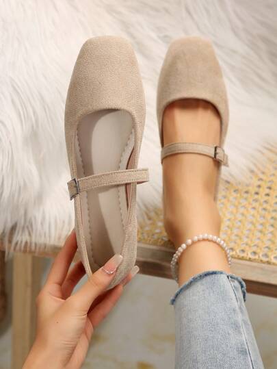 SoleSleek | French Vintage Style Ballerina Shoes 