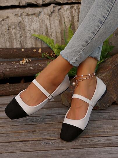 SoleSleek | French Vintage Style Ballerina Shoes 