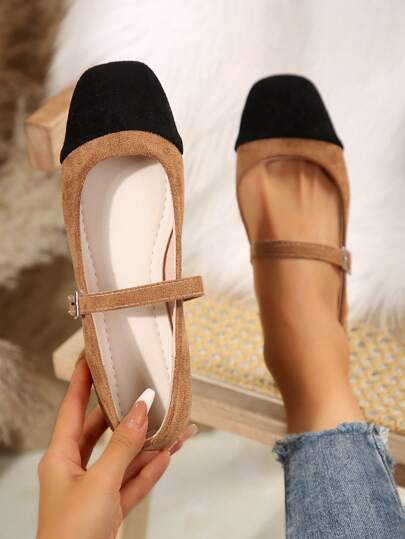 SoleSleek | French Vintage Style Ballerina Shoes 