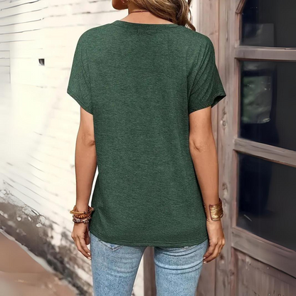 Lina | טי שירט עם סגירת כפתורים