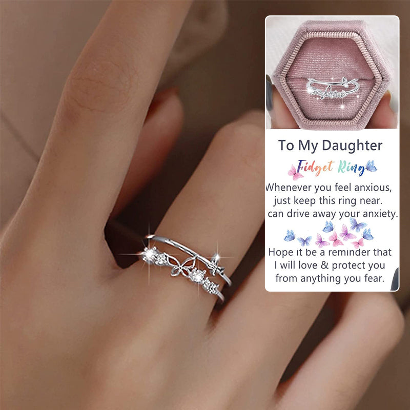 Nyla | Nyla's Butterfly Gemstone Ring (Free Size)