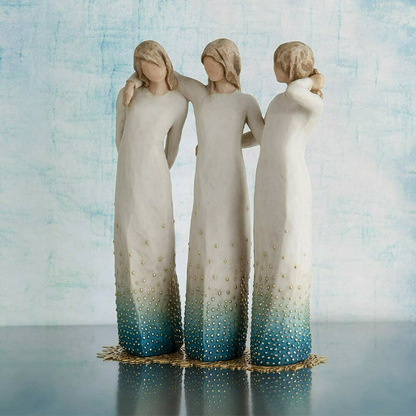 SisterlyBond™ | Handmade Sister Figurine