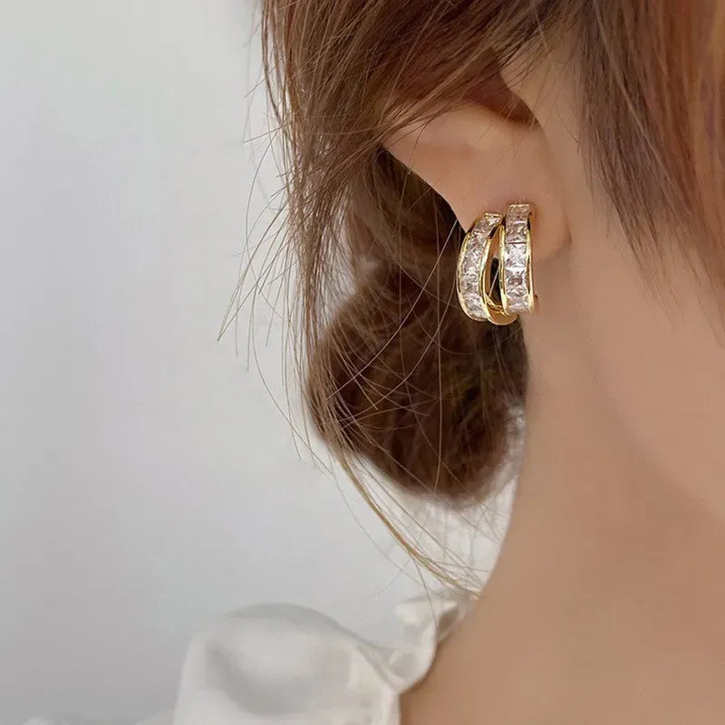 DaintyDrops | עגילי יהלום אלגנטיים 🌹 מתנה מושלמת ליום האהבה!💝