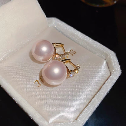 PearLuxe | עגילי פנינה תלויים