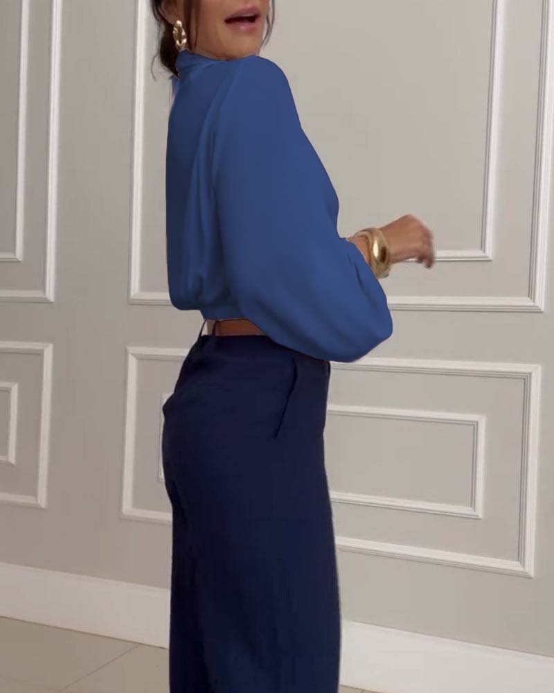 Faelina | חולצת שרוול פנסים