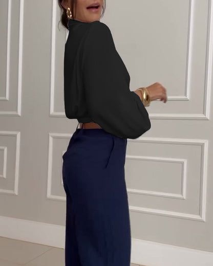 Faelina | חולצת שרוול פנסים