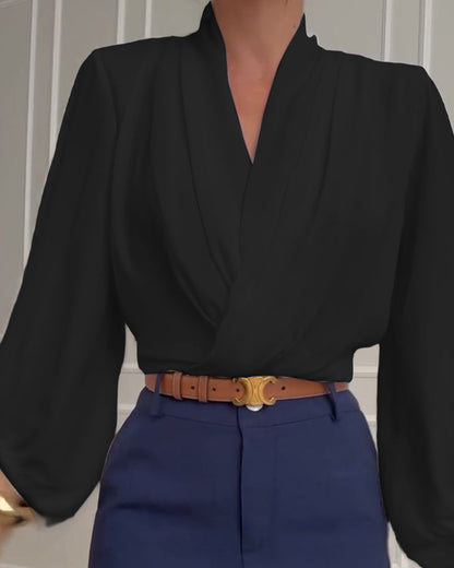 Faelina | חולצת שרוול פנסים