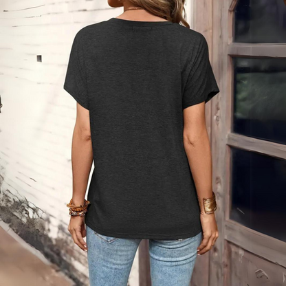 Lina | טי שירט עם סגירת כפתורים