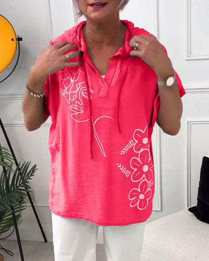 Gloria | חולצה נוחה עם קפוצ'ון