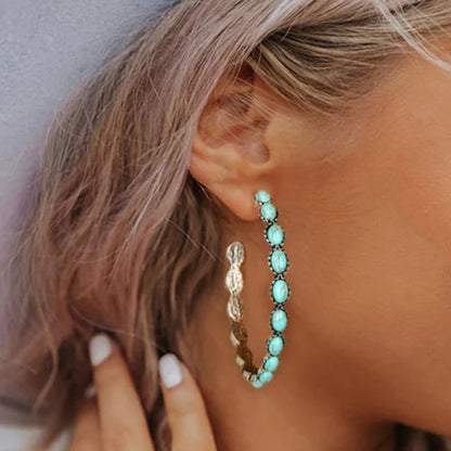 StellaCharm | Vintage Turquoise Earrings