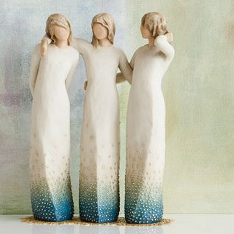 SisterlyBond™ | Handmade Sister Figurine