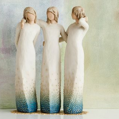 SisterlyBond™ | Handmade Sister Figurine