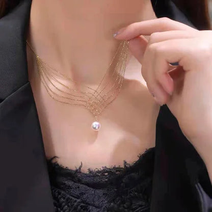 Misty | Mermaid Necklace with Pearl