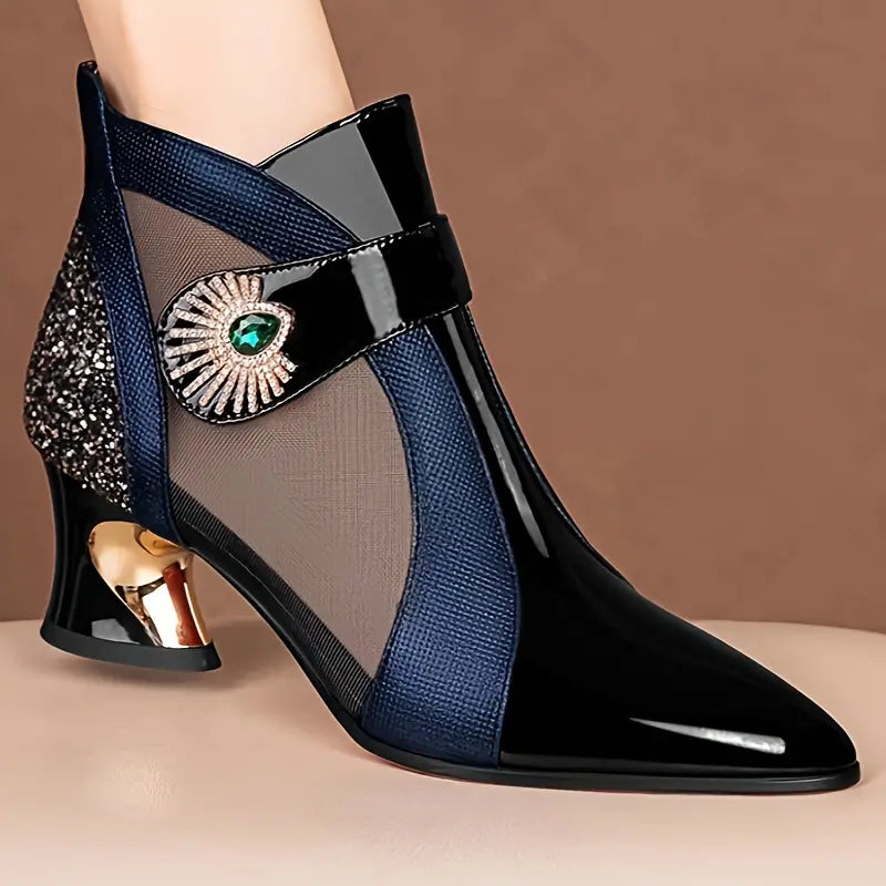 Sydney | Glitter Heeled Sandals 