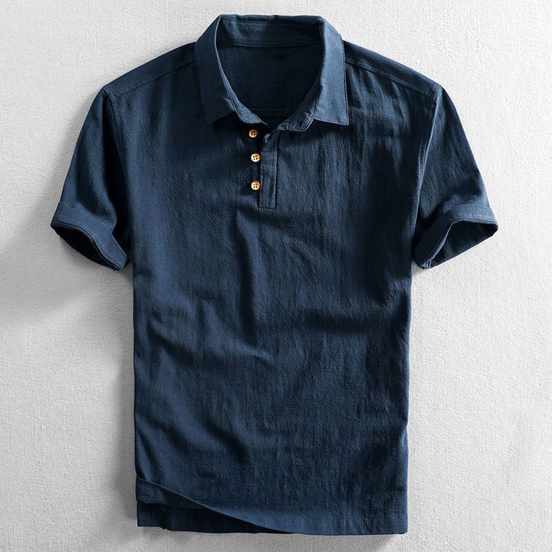 Duane | Linen Polo Shirt 