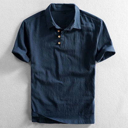 Duane | Linen Polo Shirt 