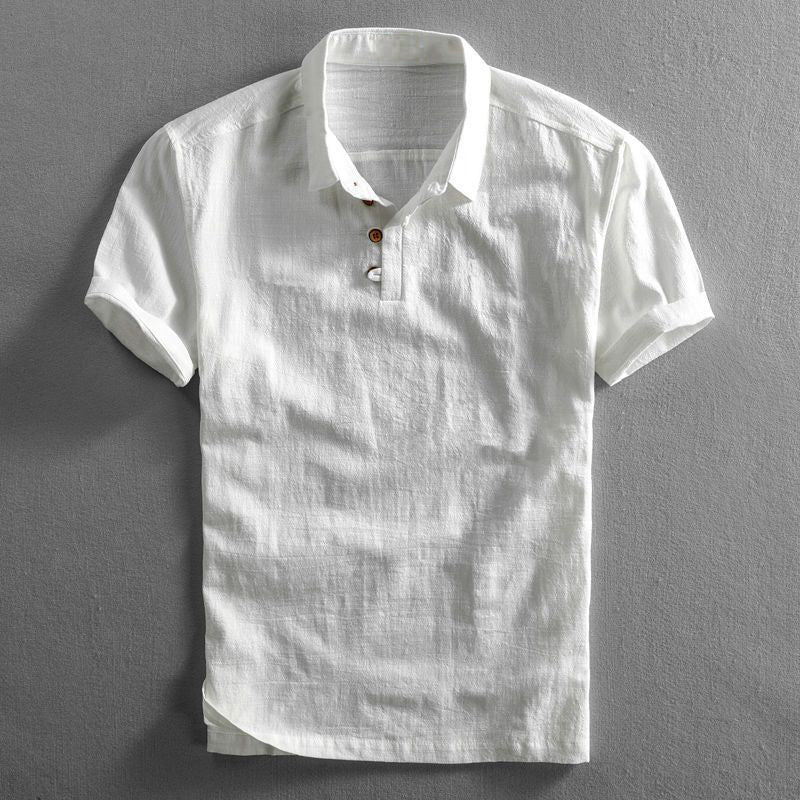 Duane | Linen Polo Shirt 